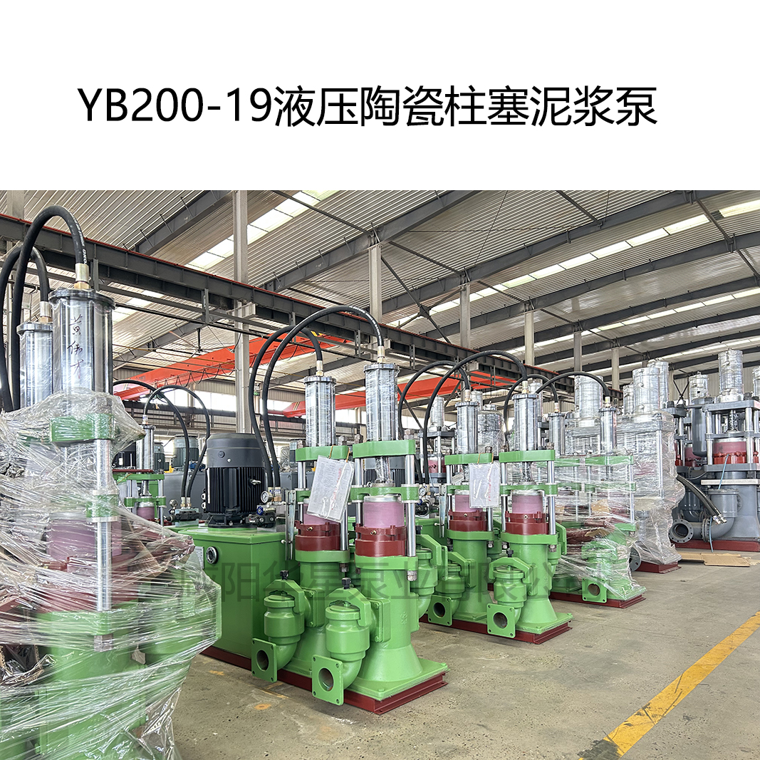 YBH200陶瓷柱塞泵發(fā)貨現場